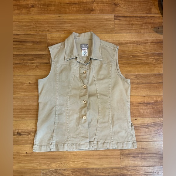 Vintage FDJ (French Dressing Jeans) Vest 1970 - Picture 1 of 6